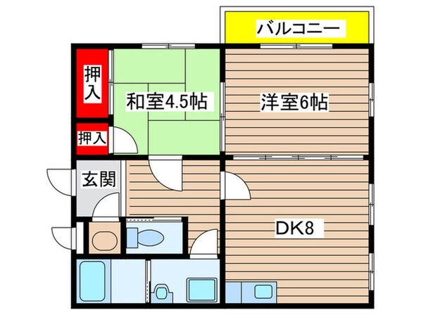 アーバンポイント鳴海の物件間取画像